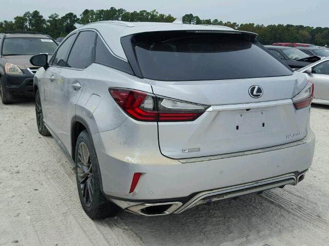 2T2BZMCA5GC053783 - 2016 LEXUS RX SILVER photo 3