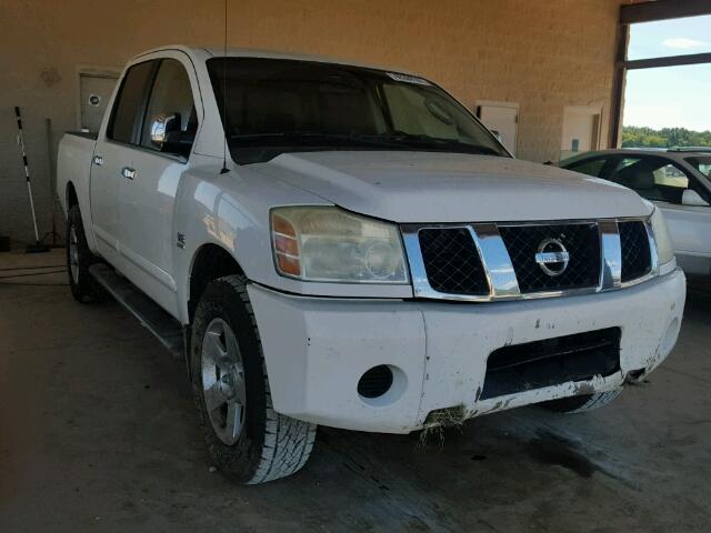 1N6AA07B34N519770 - 2004 NISSAN TITAN WHITE photo 1