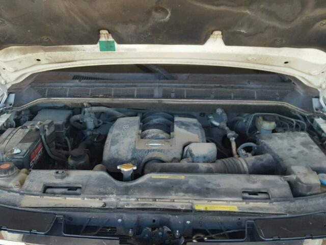 1N6AA07B34N519770 - 2004 NISSAN TITAN WHITE photo 7