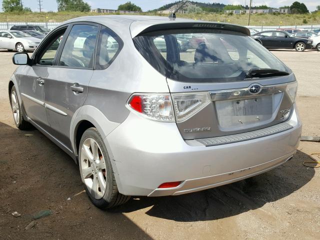 JF1GH63618H826501 - 2008 SUBARU IMPREZA OU GRAY photo 3