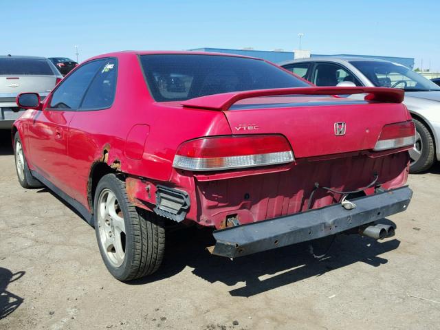 JHMBB614X1C003641 - 2001 HONDA PRELUDE RED photo 3