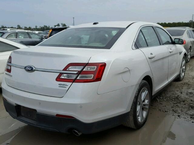 1FAHP2E91DG174955 - 2013 FORD TAURUS SEL WHITE photo 4