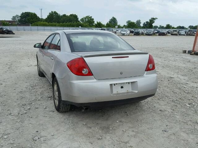 1G2ZF55B164257493 - 2006 PONTIAC G6 SE SILVER photo 3