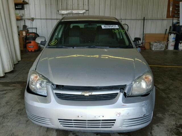 1G1AD5F58A7223123 - 2010 CHEVROLET COBALT 1LT SILVER photo 9