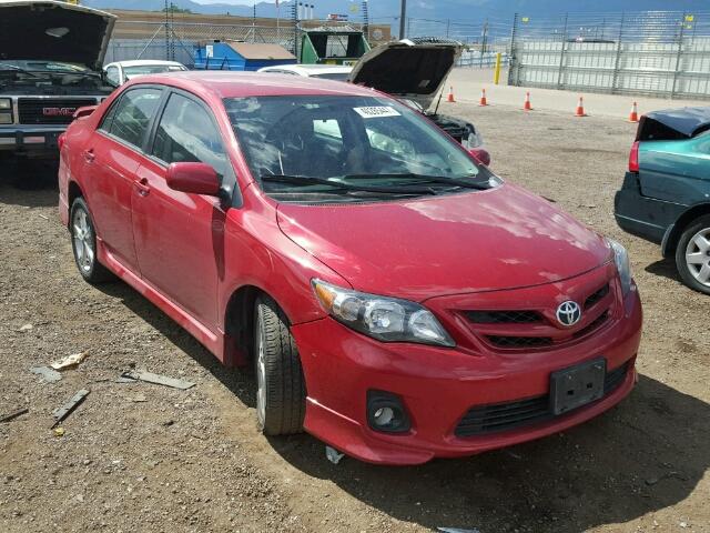 2T1BU4EE9BC530680 - 2011 TOYOTA COROLLA BA RED photo 1