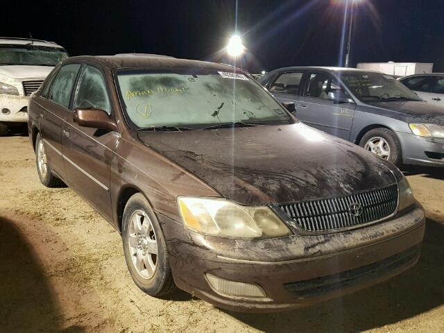4T1BF28B7YU025616 - 2000 TOYOTA AVALON BROWN photo 1