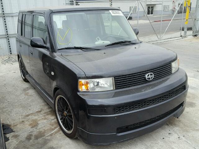 JTLKT324364043884 - 2006 TOYOTA SCION XB BLACK photo 1