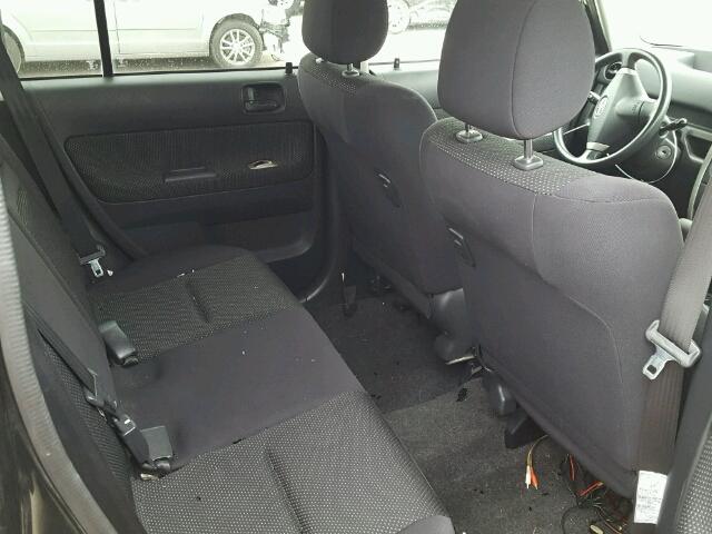 JTLKT324364043884 - 2006 TOYOTA SCION XB BLACK photo 6