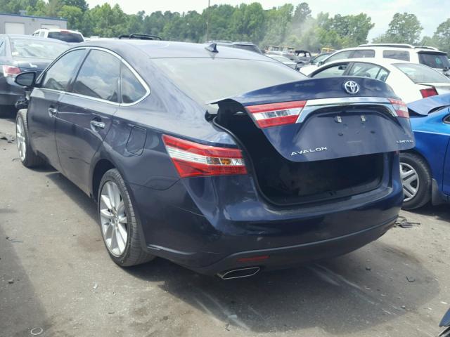 4T1BK1EB0DU041273 - 2013 TOYOTA AVALON BAS Mavi foto 3