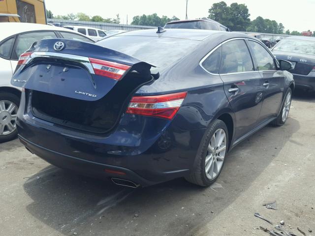 4T1BK1EB0DU041273 - 2013 TOYOTA AVALON BAS Mavi foto 4