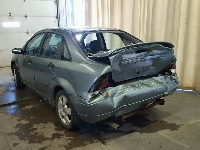 1FAFP38313W105076 - 2003 FORD FOCUS ZTS GREEN photo 3
