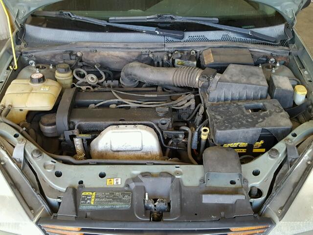 1FAFP38313W105076 - 2003 FORD FOCUS ZTS GREEN photo 7