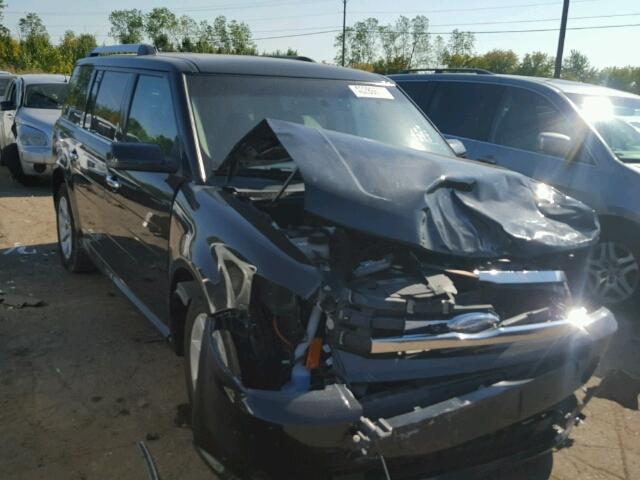 2FMHK6CC2BBD30516 - 2011 FORD FLEX SEL BLACK photo 1