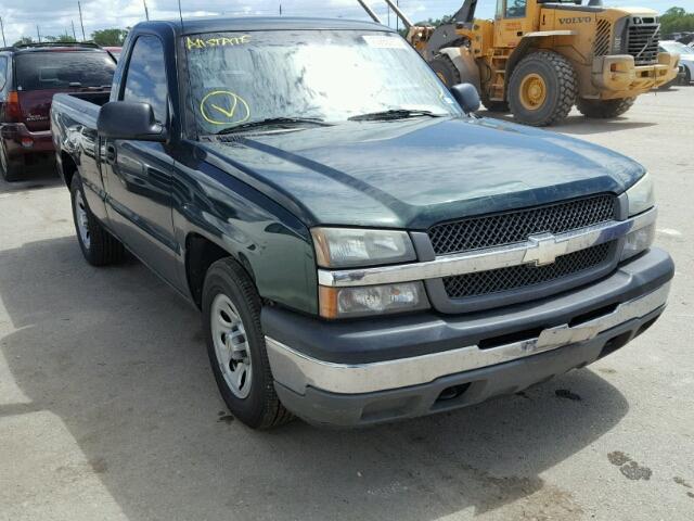 1GCEC14X25Z355801 - 2005 CHEVROLET SILVERADO GREEN photo 1