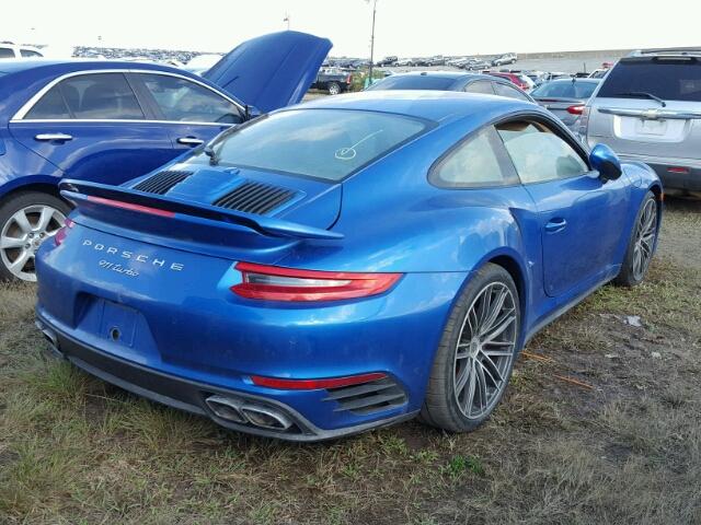 WP0AD2A99HS166681 - 2017 PORSCHE 911 BLUE photo 4