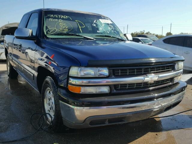 2GCEC19VXX1216678 - 1999 CHEVROLET SILVERADO BLUE photo 1