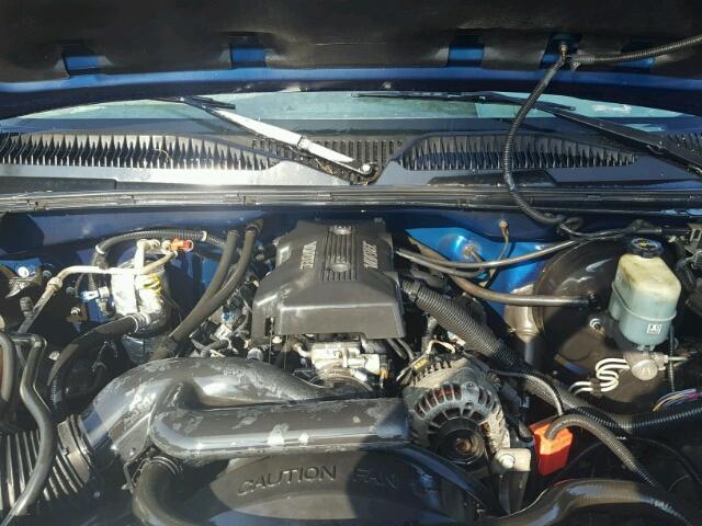 2GCEC19VXX1216678 - 1999 CHEVROLET SILVERADO BLUE photo 7