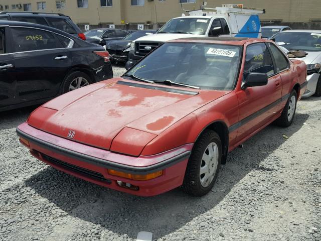 JHMBA4136JC052141 - 1988 HONDA PRELUDE 2. RED photo 2