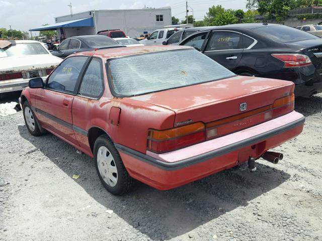 JHMBA4136JC052141 - 1988 HONDA PRELUDE 2. RED photo 3