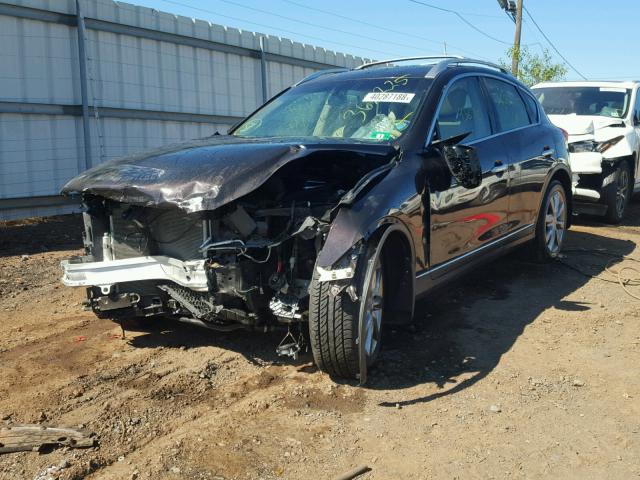 JNKAJ09F78M362225 - 2008 INFINITI EX35 BASE BROWN photo 2