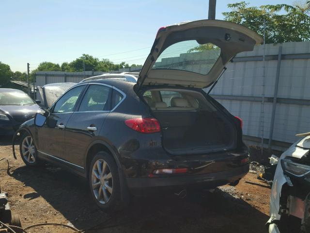 JNKAJ09F78M362225 - 2008 INFINITI EX35 BASE BROWN photo 3