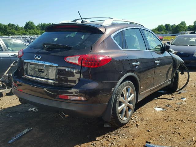 JNKAJ09F78M362225 - 2008 INFINITI EX35 BASE BROWN photo 4