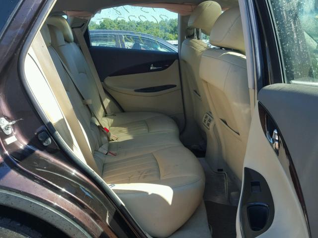 JNKAJ09F78M362225 - 2008 INFINITI EX35 BASE BROWN photo 6