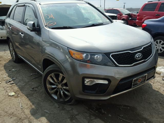 5XYKWDA27DG355746 - 2013 KIA SORENTO SX GRAY photo 1