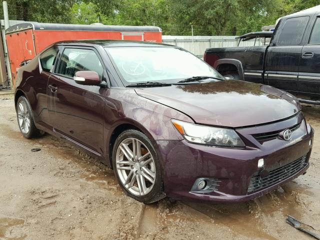 JTKJF5C73C3032400 - 2012 TOYOTA SCION TC RED photo 1