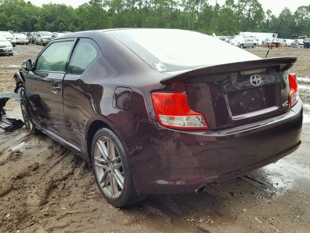 JTKJF5C73C3032400 - 2012 TOYOTA SCION TC 红色 照片 3