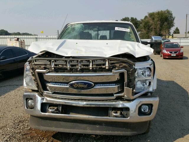 1FT8W3BT5GEA58273 - 2016 FORD F350 SUPER WHITE photo 9