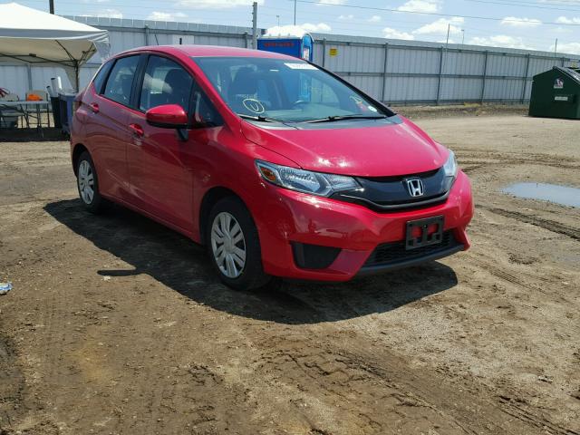 JHMGK5H55HS015274 - 2017 HONDA FIT LX RED photo 1