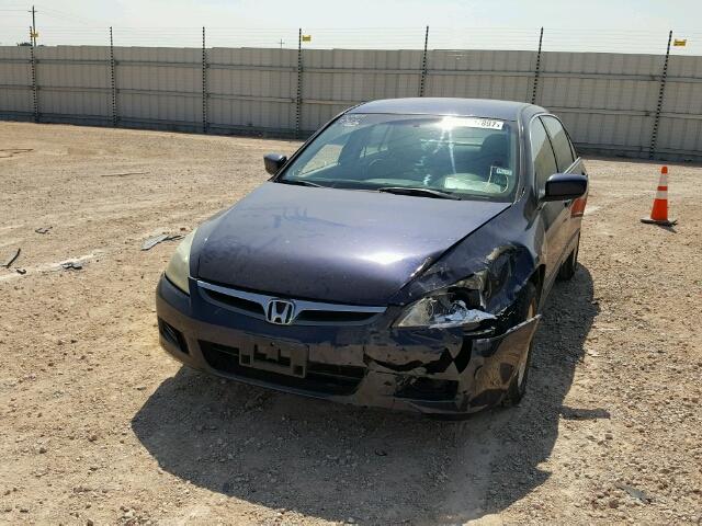 3HGCM56467G703294 - 2007 HONDA ACCORD LX BLUE photo 9