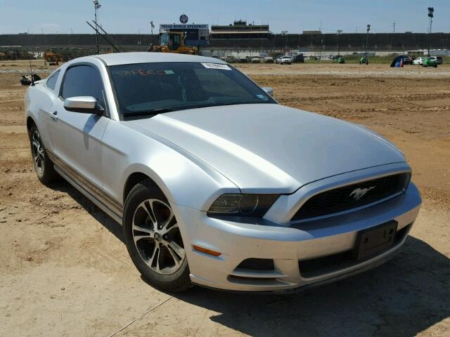 1ZVBP8AM0E5311388 - 2014 FORD MUSTANG SILVER photo 1