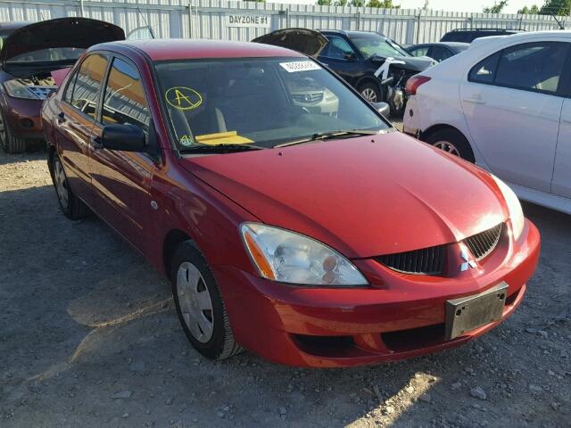 JA3AJ26E25U601053 - 2005 MITSUBISHI LANCER ES RED photo 1