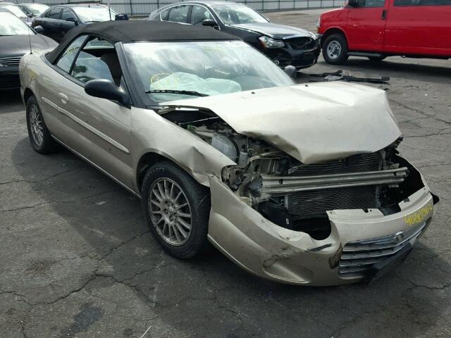 1C3EL55R05N602395 - 2005 CHRYSLER SEBRING TO GOLD photo 1