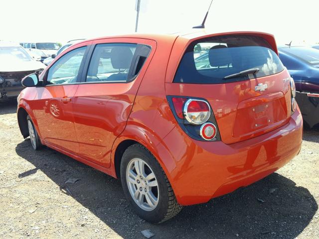 1G1JA6SH6C4171526 - 2012 CHEVROLET SONIC LS ORANGE photo 3