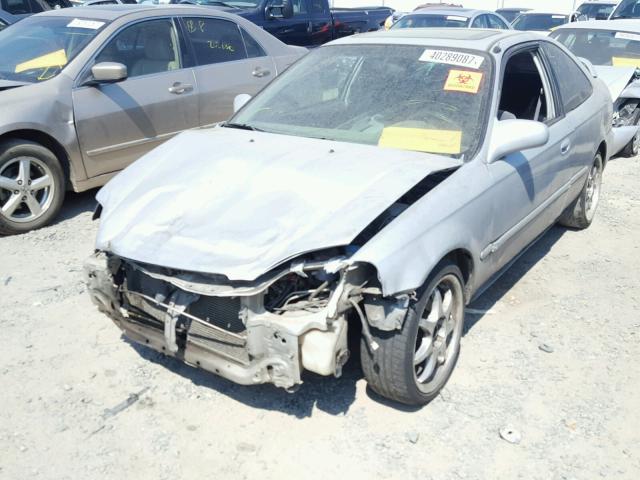 1HGEJ8242YL035619 - 2000 HONDA CIVIC EX ვერცხლისფერი ფოტო 2