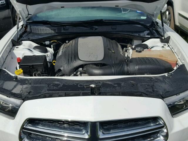 2C3CDXCT5EH330935 - 2014 DODGE CHARGER R/ WHITE photo 7