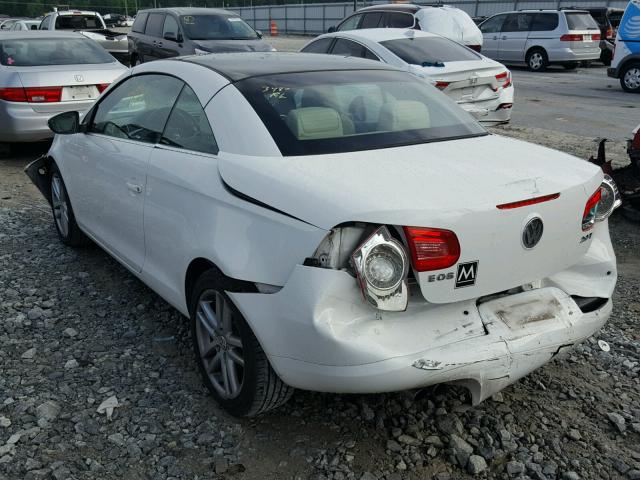 WVWFA71F69V010762 - 2009 VOLKSWAGEN EOS LUX 白色 照片 3