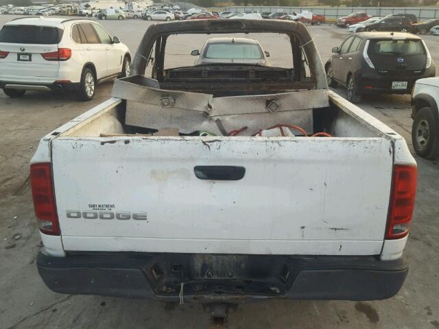 1D7HA16K23J536628 - 2003 DODGE RAM 1500 WHITE photo 6