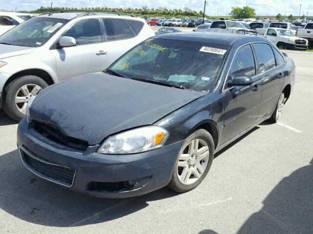 2G1WU581969216588 - 2006 CHEVROLET IMPALA LTZ BLACK photo 2