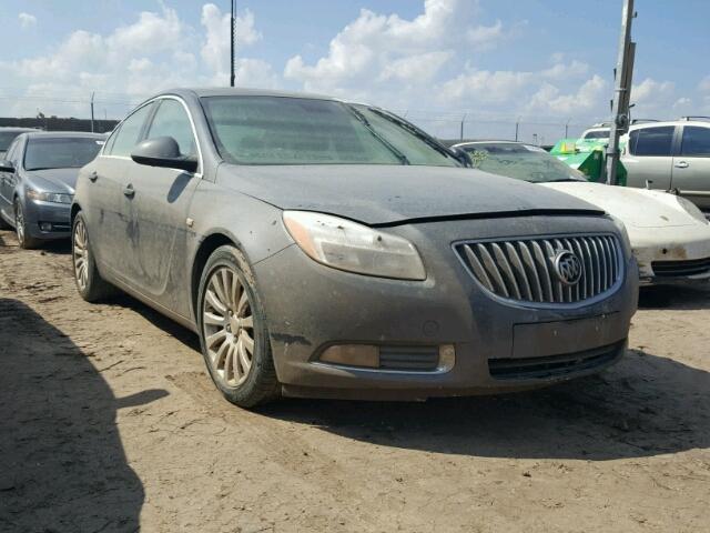 W04GS5EC6B1014727 - 2011 BUICK REGAL CXL GRAY photo 1