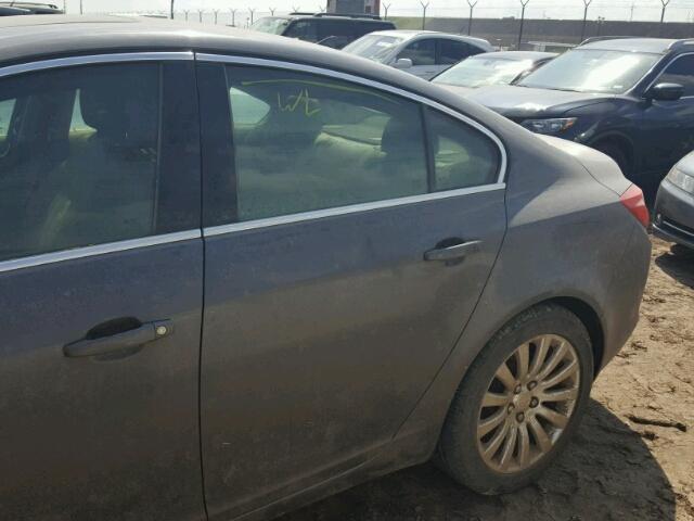 W04GS5EC6B1014727 - 2011 BUICK REGAL CXL GRAY photo 9