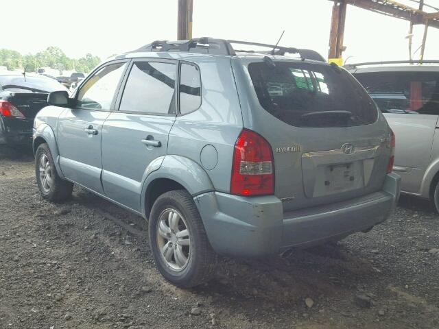 KM8JN12D67U493869 - 2007 HYUNDAI TUCSON SE GREEN photo 3