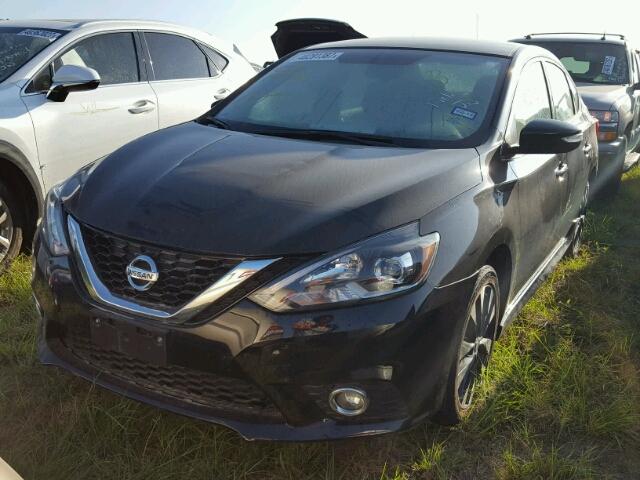 3N1AB7AP1HY250208 - 2017 NISSAN SENTRA S BLACK photo 2