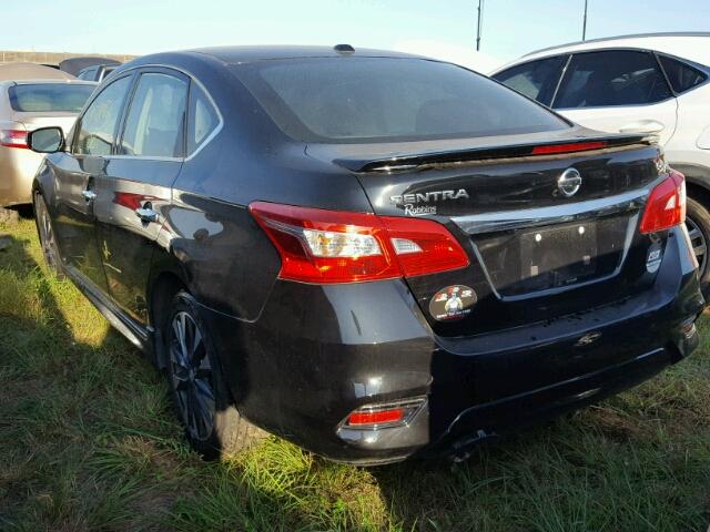 3N1AB7AP1HY250208 - 2017 NISSAN SENTRA S BLACK photo 3