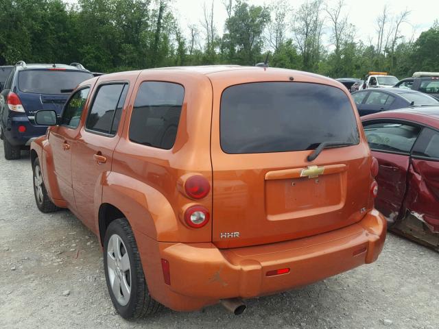 3GNDA13D58S652966 - 2008 CHEVROLET HHR LS ნარინჯისფერი ფოტო 3