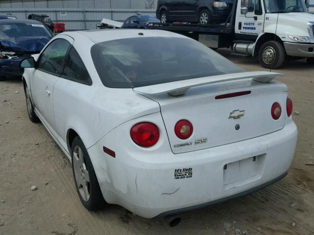 1G1AM15B377258967 - 2007 CHEVROLET COBALT SS WHITE photo 3