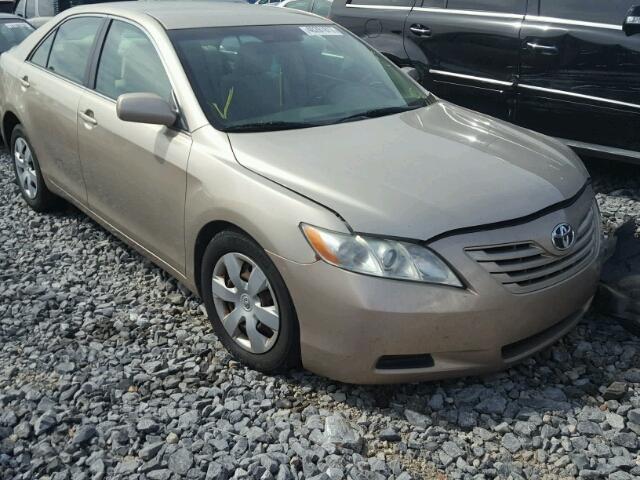 4T1BE46K27U038760 - 2007 TOYOTA CAMRY NEW GOLD photo 1